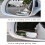 2PCS Car Rear View Mirror Rotatable 360 Degree Adjustable Wide Angle Convex 3