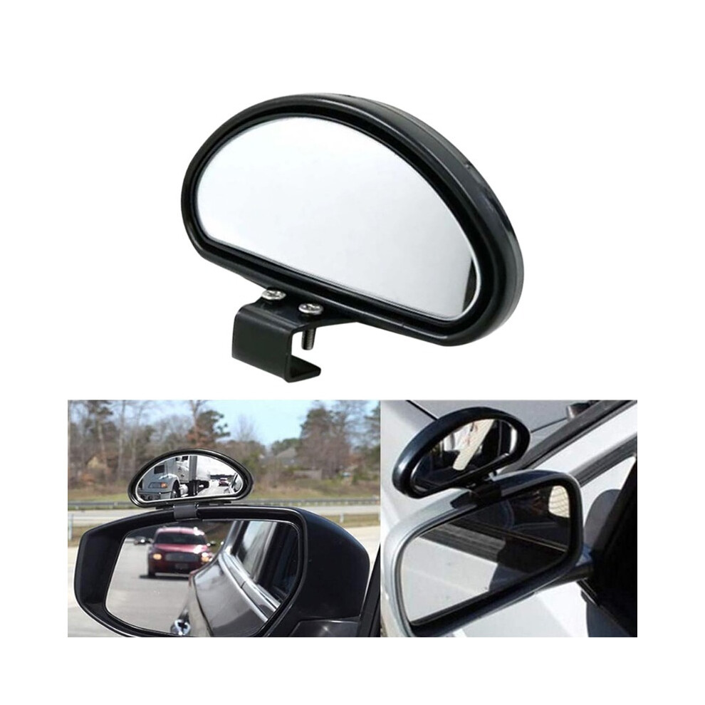Kmt Car Blind Spot Mirror 360 Rotation Adjustable Rear View Mirror Wide 9486291531385