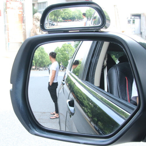 Universal Adjustable Car Rear View Convex Mirror Auxiliary Rearview Blind 1