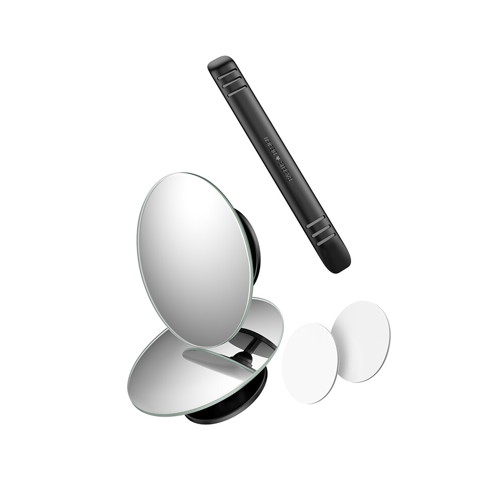 Baseus 2Pcs Car Rear View Mirror Full Vision 360 Degree Wide Anger Parking 9486291531552