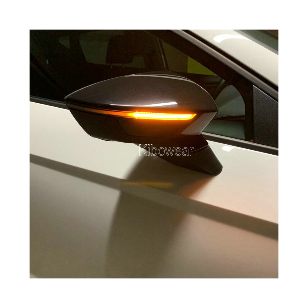 2Pcs Dynamic Led Turn Signal Blinker For Seat Ibiza 6F Arona Kj7 Leon 9486291539930