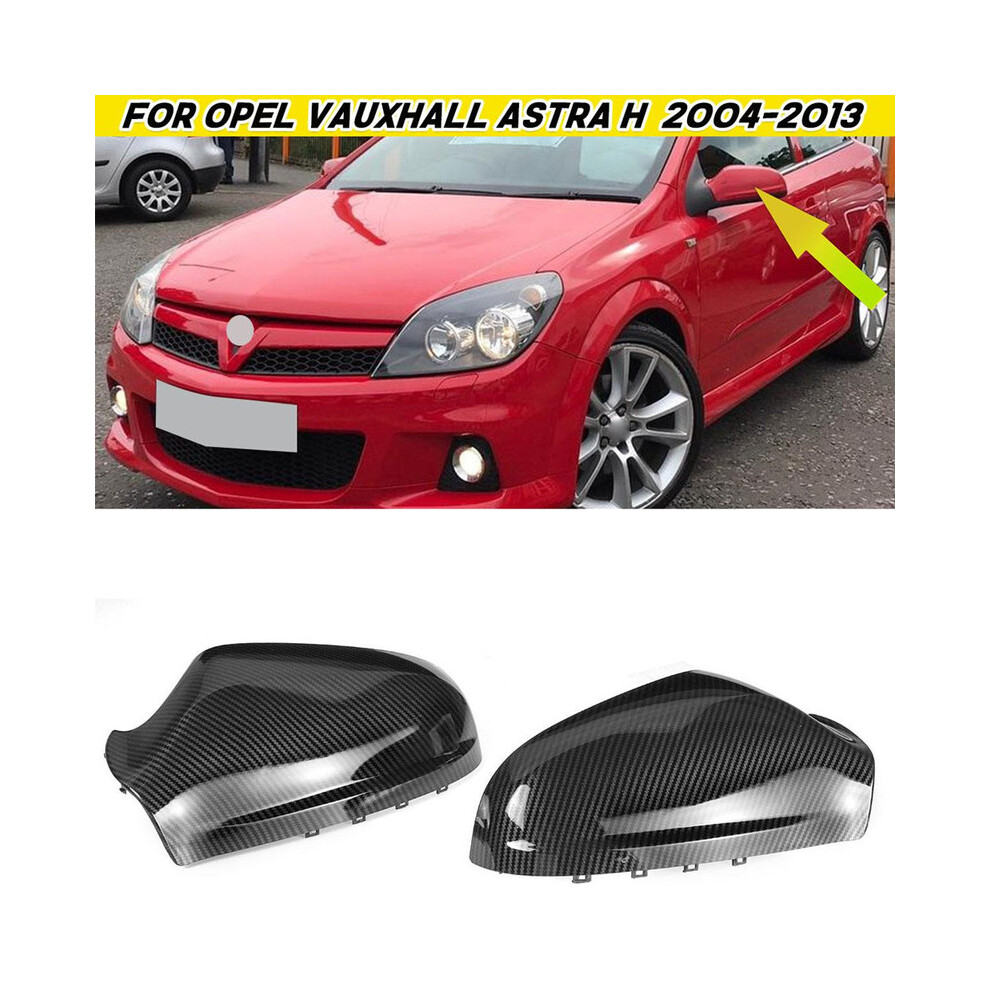 Carbon Fiber Look Car Side Door Wing Rear View Mirror Cover Rearview Mirror 9486291552021