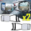 2PCS Universal Towing Mirror Tow Mirror Caravan Trailer Car Rear View 1