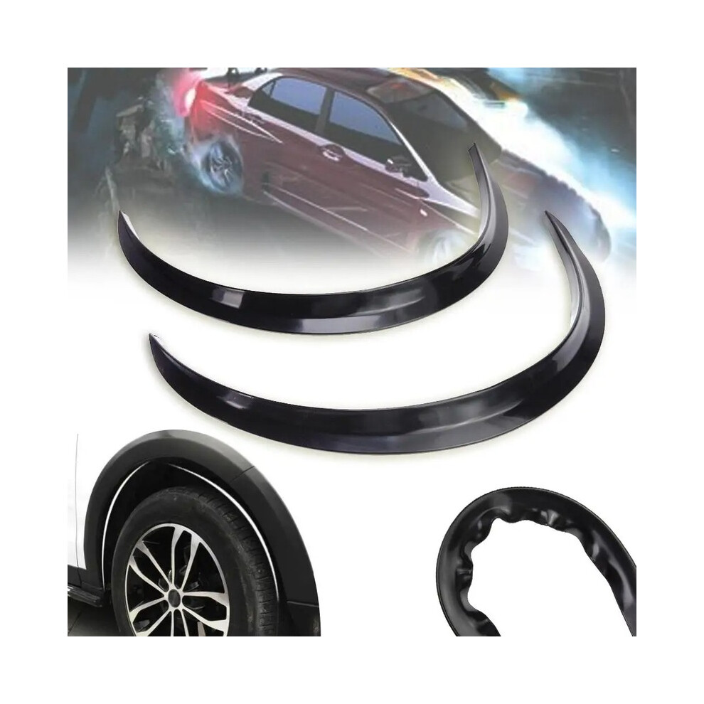 Car Universal Flexible Car Wheel Fender Flare Arches Mudguards Extension 9486291561184