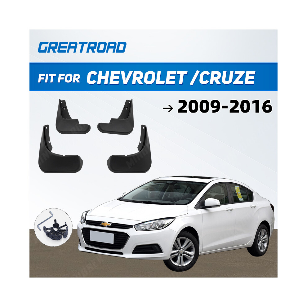 4Pcs Car Front Rear Mud Flap Mudguards Splash Guards For Chevrolet /Cruze 9486291561191