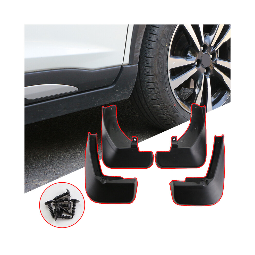 4Pcs Front Rear Mud Flaps Splash Guards Cover For Nissan Kicks 2016 2017 9486291561788