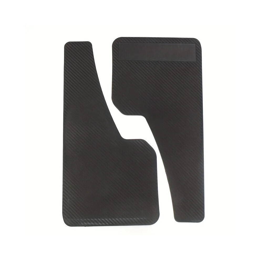 2Pcs Universal Mud Flaps Carbon Fiber Effect Splash Guards Mudguards Mudflaps 9486291561863