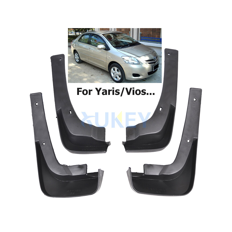 Mud Flaps For Toyota Yaris Sedan Vios Limo Belta 2007-2013 Mudflaps Splash 9486291562013