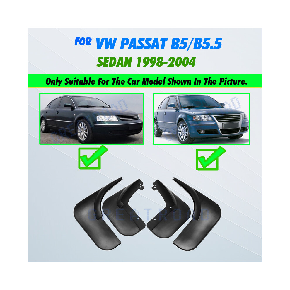 Set Mud Flaps For Vw Passat B5 / B5.5 1998-2004 Mudflaps Splash Guards 9486291562129