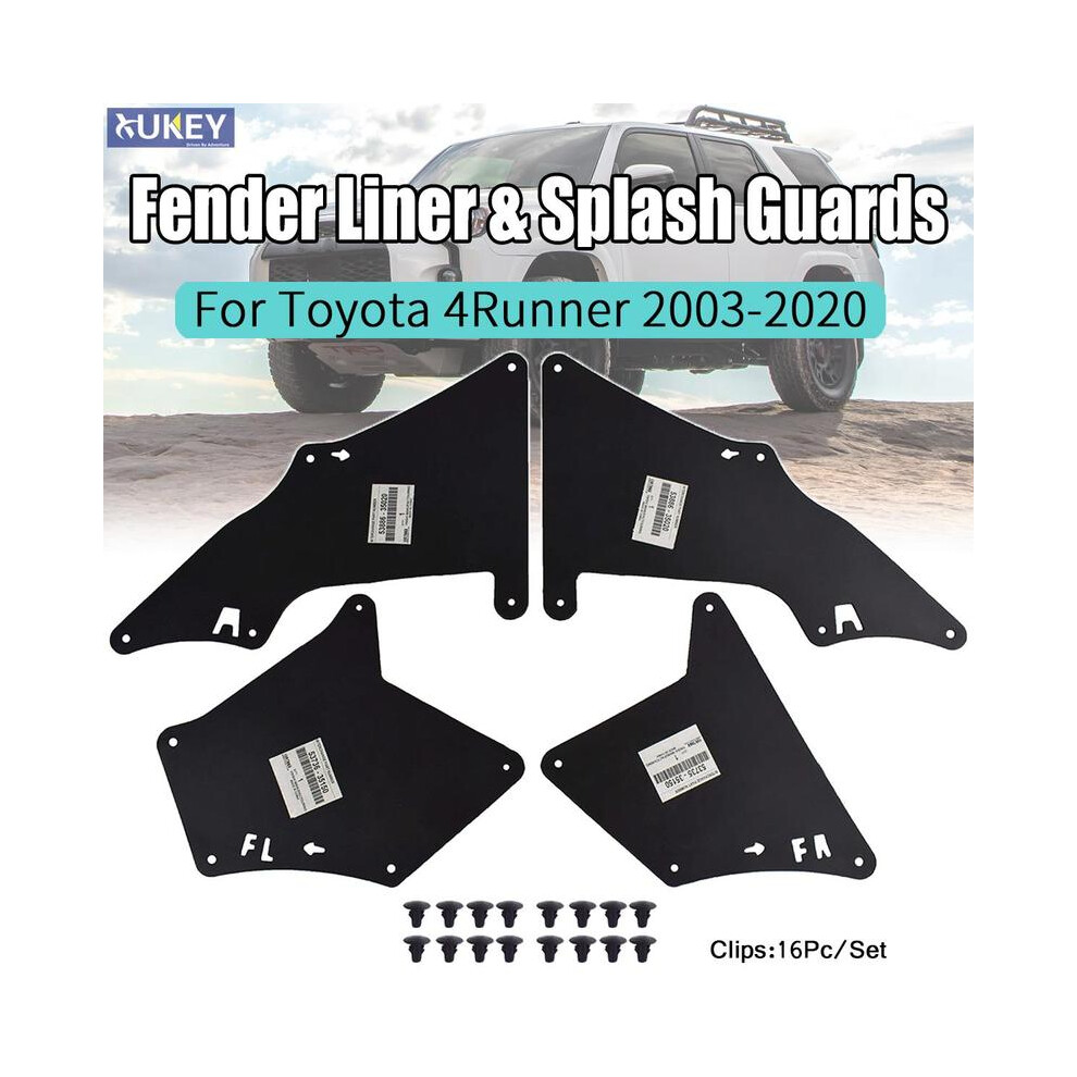Mud Flaps Splash Shield For Toyota 4Runner 2003-2020 Splash Guards Mudflaps 9486291562594