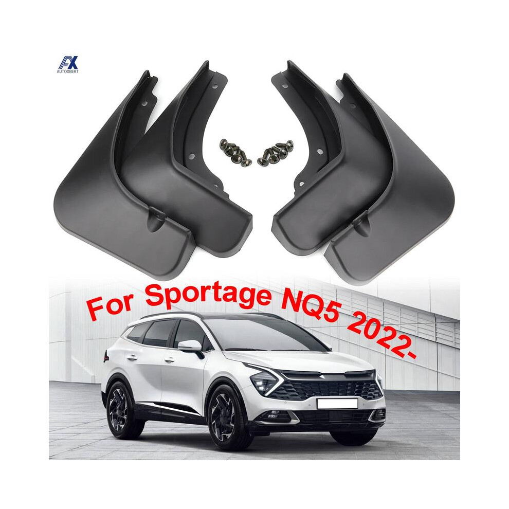 Set Of 4X Mud Flaps For Kia Sportage Nq5 Lwb 2022 2023 2024 Splash Guards 9486291563164