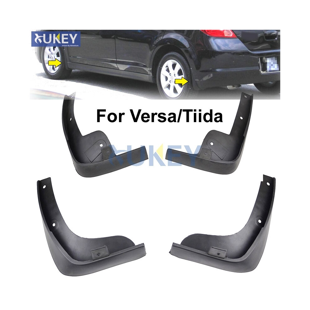Fit For 2007~2011 Nissan Versa / Tiida Hatch Mud Flaps Splash 9486291563218