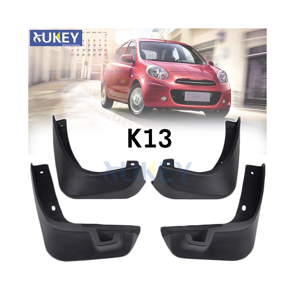 Fit For 2010~2013 Nissan Micra / March K13 Mud Flap Flaps 9486291563584