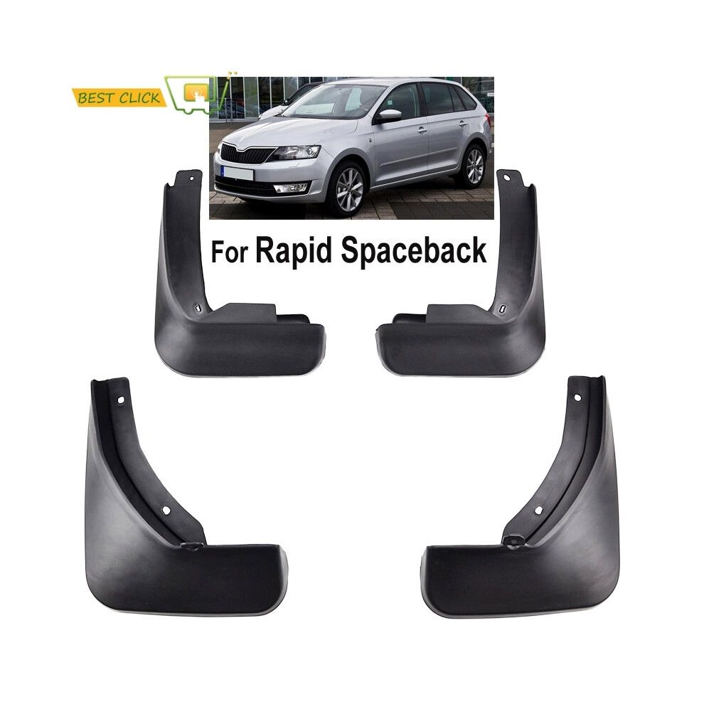 4Pcs Mud Flaps Splash Guards For Skoda Rapid Spaceback Hatchback 2013-On 9486291563799