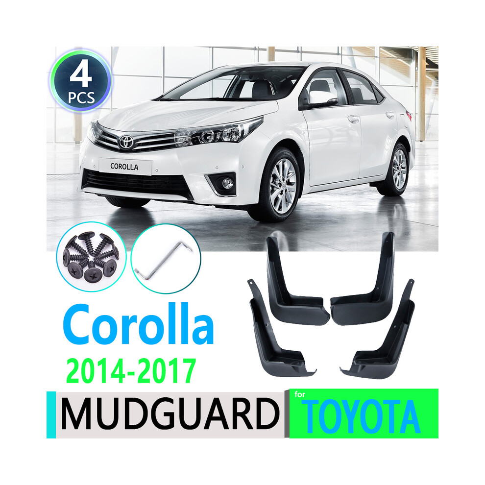 For Toyota Corolla Altis E170 2014 2015 2016 2017 4Pcs Car Fender Mudguard 9486291564123