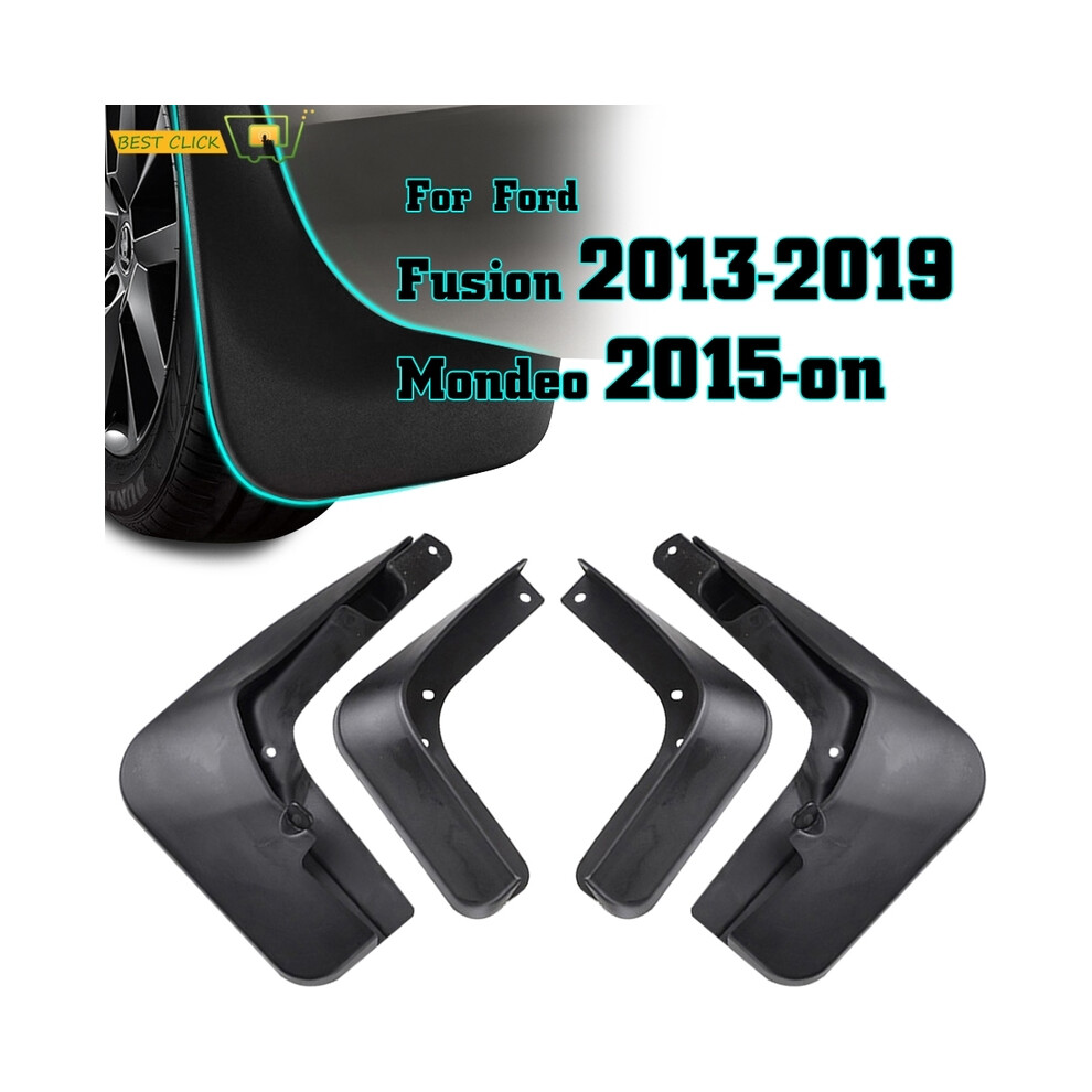4Pcs Mud Flaps Fit For 2013 2014 2015 2016 2017 Ford Fusion Mondeo Molded 9486291563898