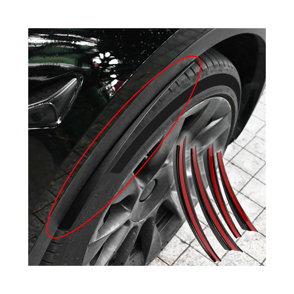 Front+Rear Car Wheel Eyebrow Fender Mudguard For Tesla Model Y 2021 Mud 9486291564116