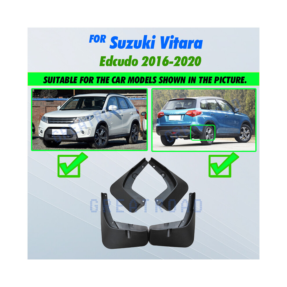 Mudflaps Splash Guards Car Mud Flaps For Sui Vitara / Edcudo Mudguards 9486291564222