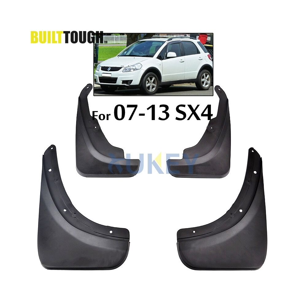 Set Molded Car Mud Flaps For Sui Sx4 Hatch 2007 - 2013 Mudflaps Splash 9486291564208