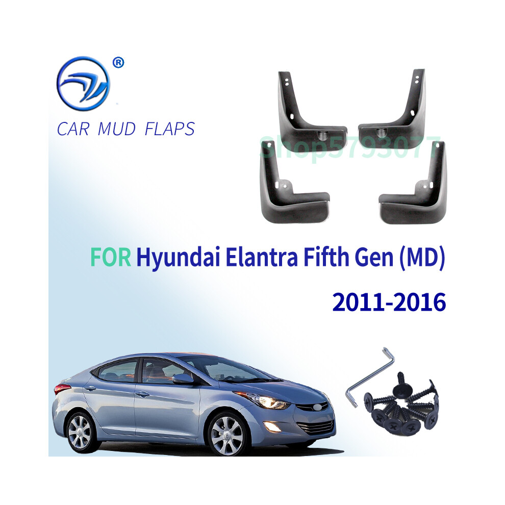 Car Mudflaps For Hyundai Elantra Md 2011 2012 13 14 2015 2016 Fender Mud 9486291564307