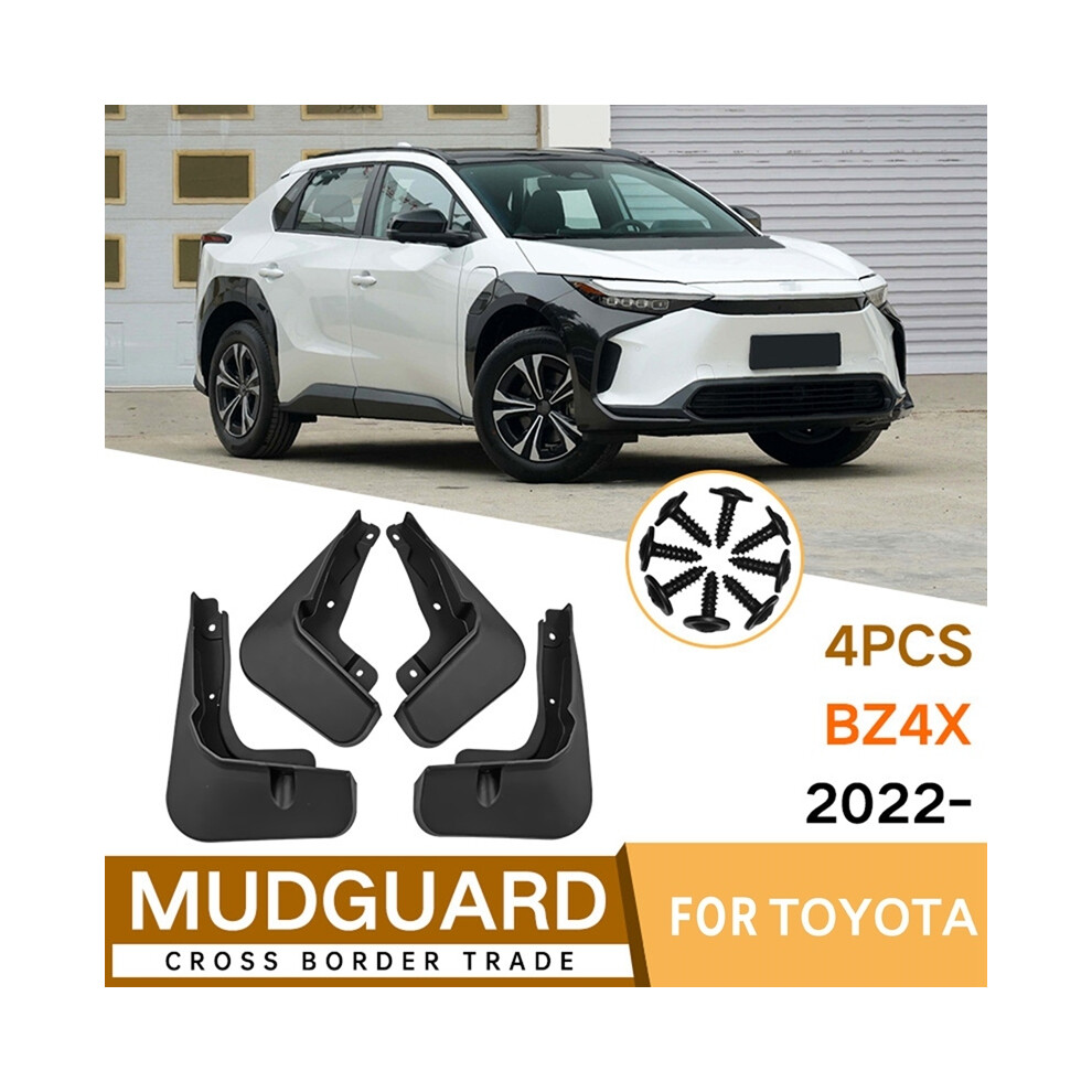 4Pcs Car Mud Flaps For Toyota Bz4x 2022 Mudguards Fender Mud Guard Flap 9486291564819