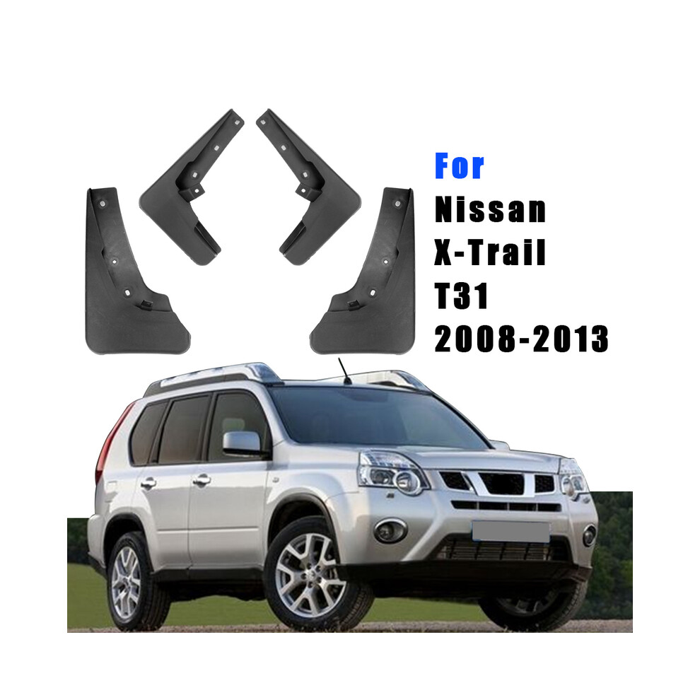 4Pcs/Set Splash Guards Front Rear Mud Flaps For Nissan X-Trail T31 2008 9486291565014