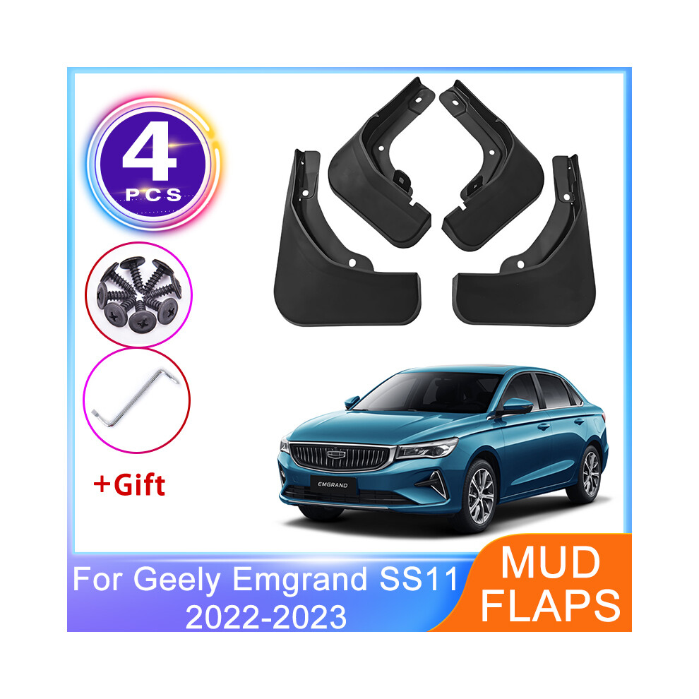 4X Mudguards For Geely Emgrand Ss11 2022 2023 Mudflaps Front Rear Fender 9486291565021