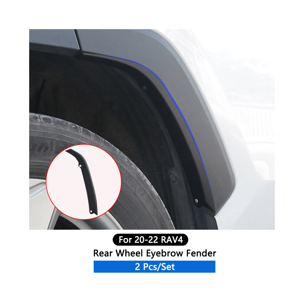 Qhcp Car Rear Wheel Fender Eyebrow Liner Splash Mudguard Mudflaps Mud 9486291565045