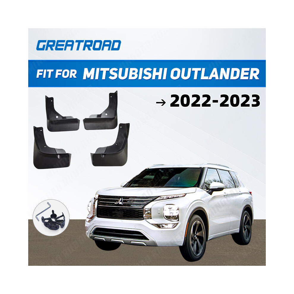 Car Mud Flaps For Mitsubishi Outlander 2022-2023 Mudflaps Splash Guards 9486291565175