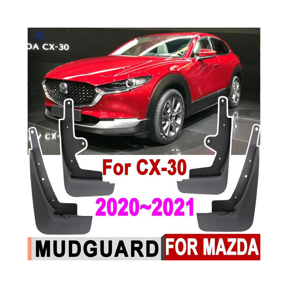 4Pcs/Set Splash Guards For Mazda Cx30 Cx-30 2021 2020 Mud Flaps Mudflaps 9486291565076