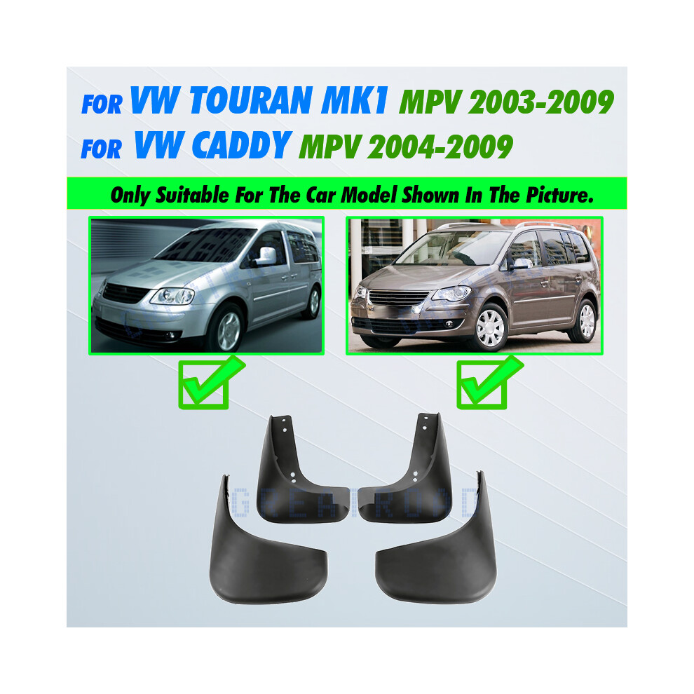 For Vw Touran Caddy 2004-2009 Front Rear Car Mud Flaps Mudflaps Splash 9486291565410