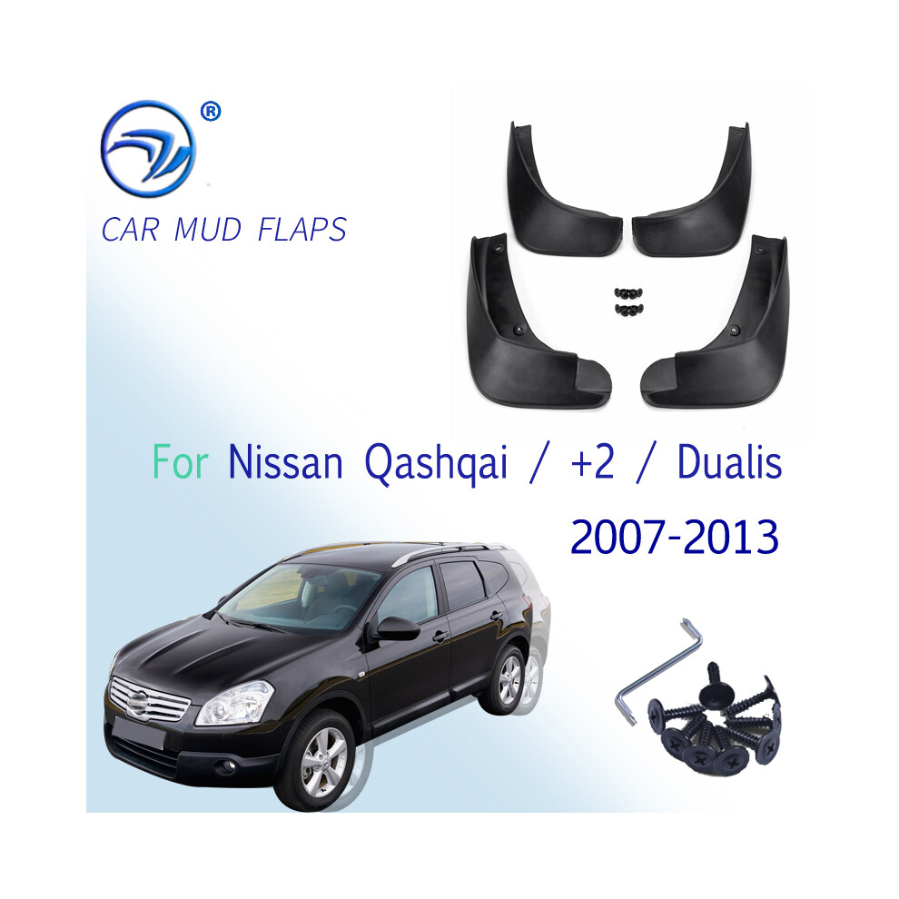 Car Mud Flaps For Nissan Qashqai / +2 / Dualis 2007-2013 J10 Splash Guards 9486291565946