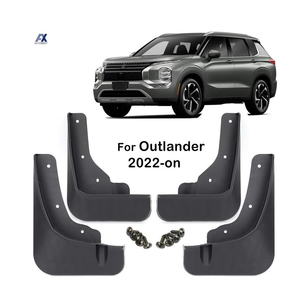 Set Mudflaps For Mitsubishi Outlander Phev Gm Gn Zm 2022 2023 Mud Flaps 9486291566042