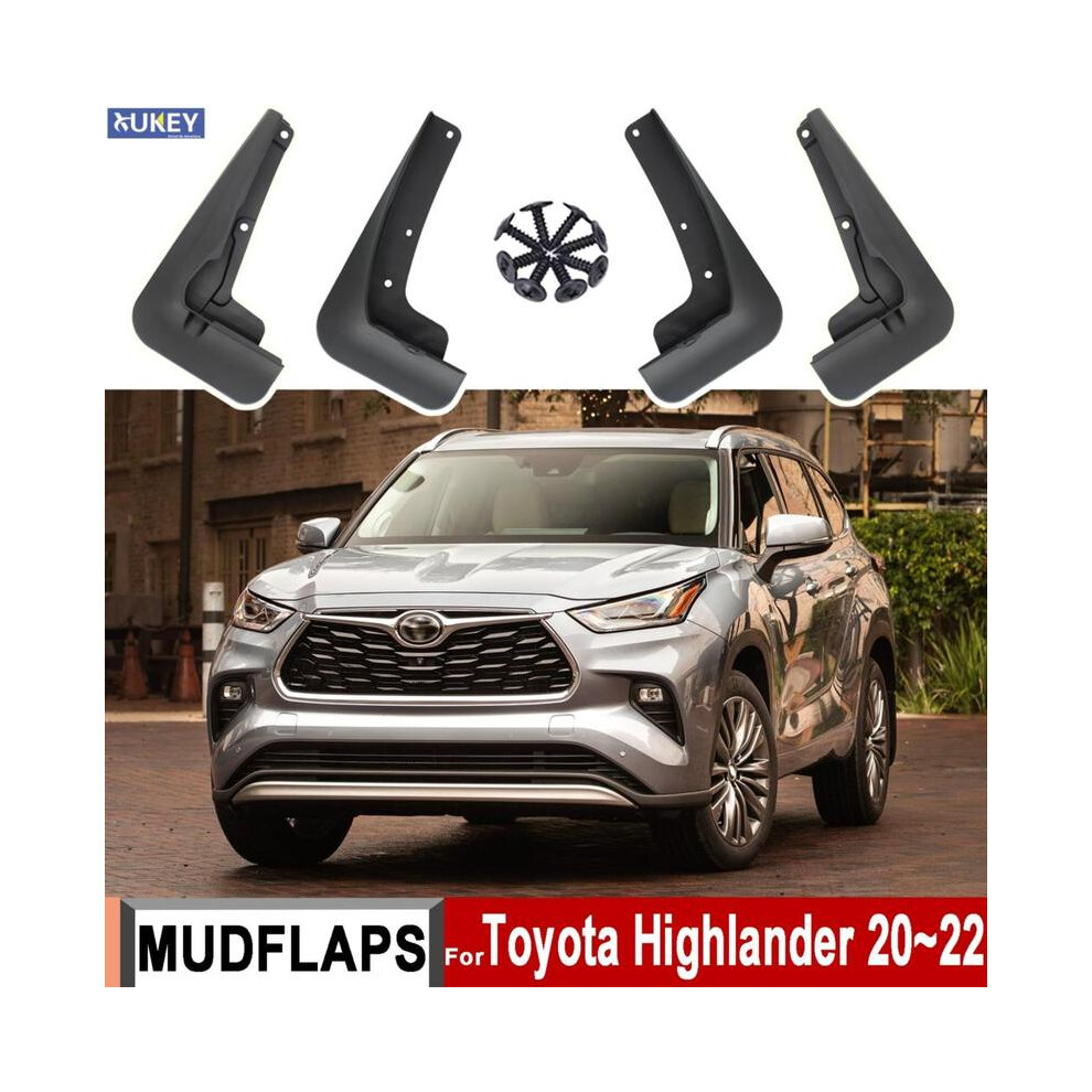 4X Mud Fender For Toyota Highlander Kluger 2020 2021 Mudflaps Splash Guards 9486291566158