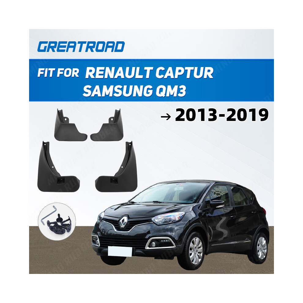 For Renault Captur Samsung Qm3 2013~2019 Mudflap Fender Mudguard Mud Flaps 9486291566691