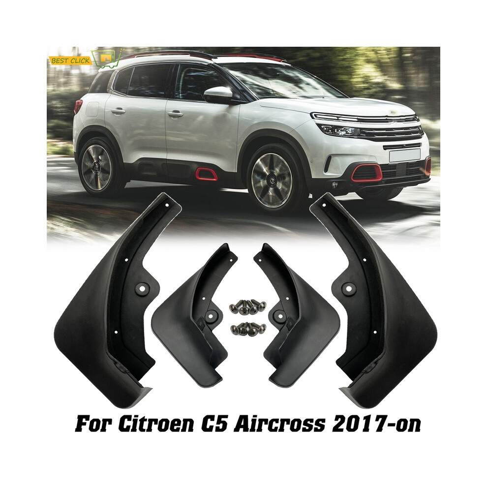 Front Rear Mud Flaps For Citroen C5 Aircross 2017 2018 2019 2020 Mudflaps 9486291566875