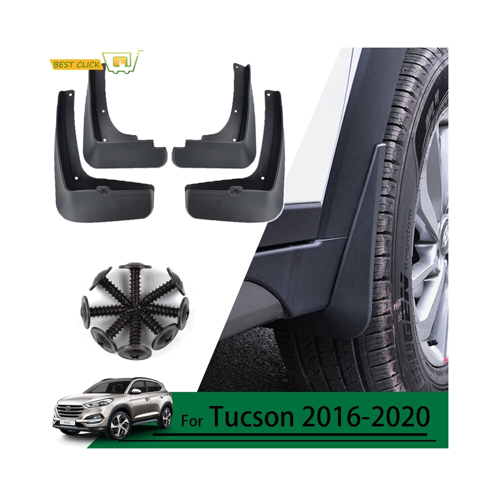 Set Molded Mud Flaps For Hyundai Tucson Tl 2015 - 2020 Mudflap Splash 9486291566929