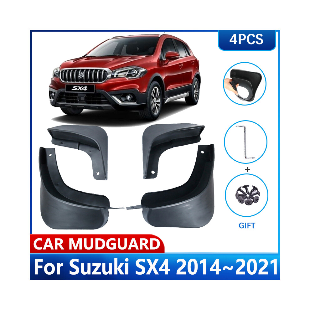 For Sui S-Cross Sx4 2014~2021 Chevrolet Hatchback Car Mudflaps Mud Flaps 9486291566714