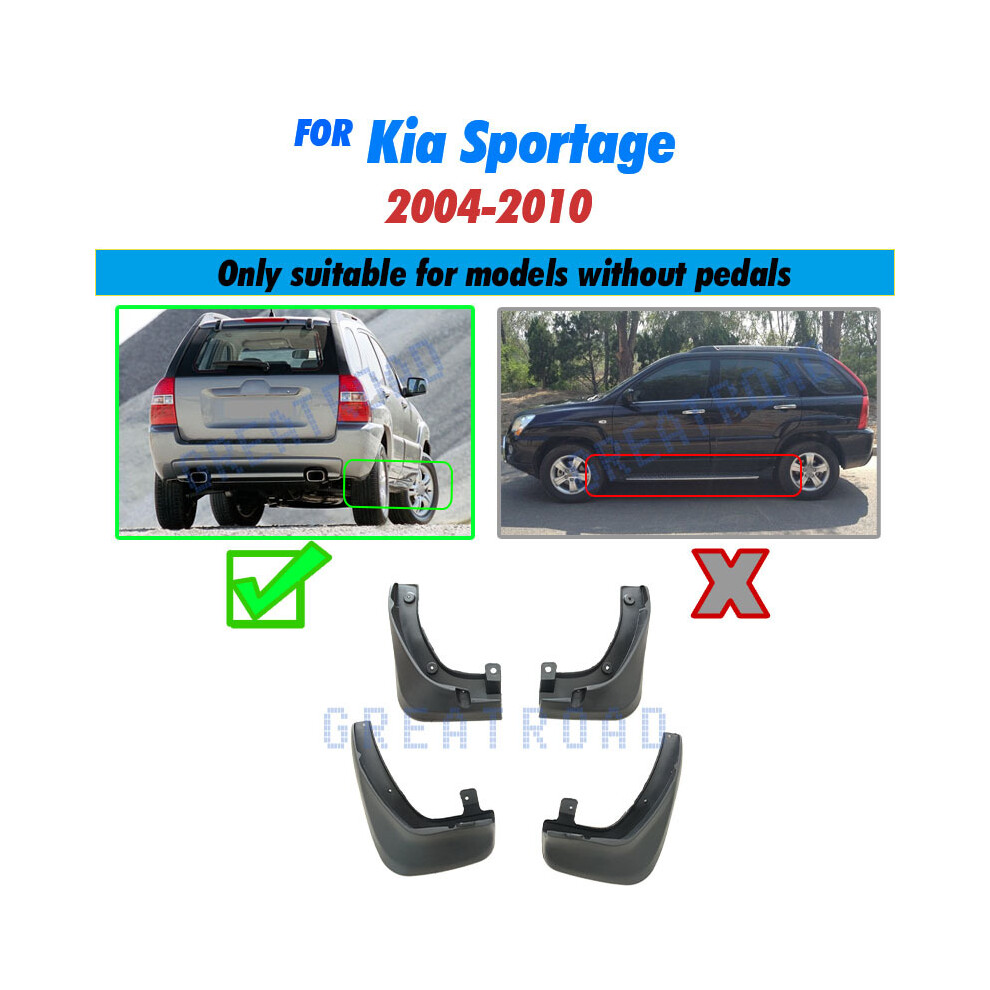 Car Front Rear Mud Flaps Mudguards For 2004 2005 2006 2007 2008 2009 2010 9486291567124