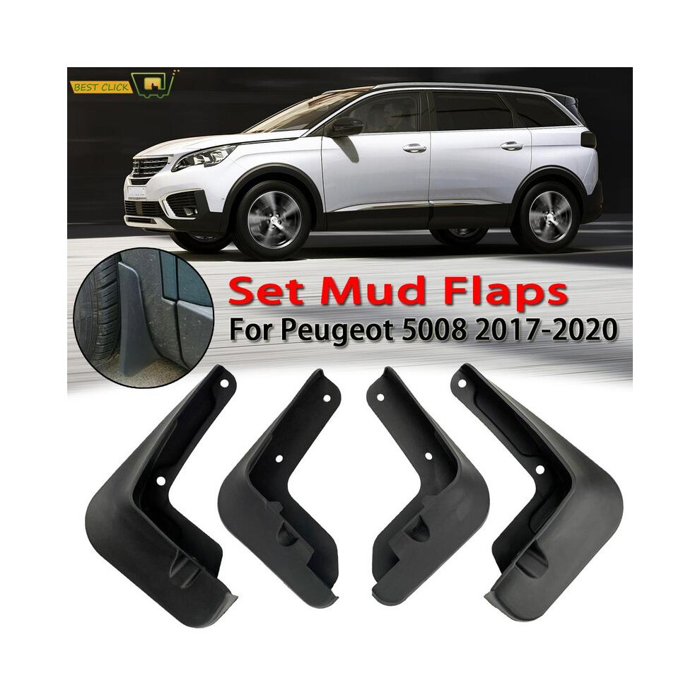 Front Rear Mud Flaps For Peugeot 5008 Mk2 2 2017 2018 2019 Mudflaps Splash 9486291567353