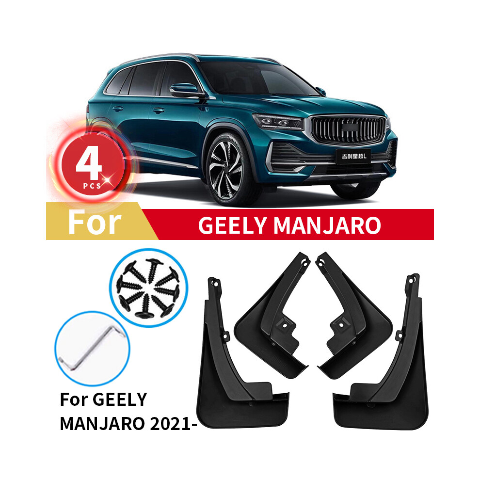 Mudguards For Geely Manjaro Mud Flaps Monjaro 2021 2022 2023 Splash Guards 9486291568244