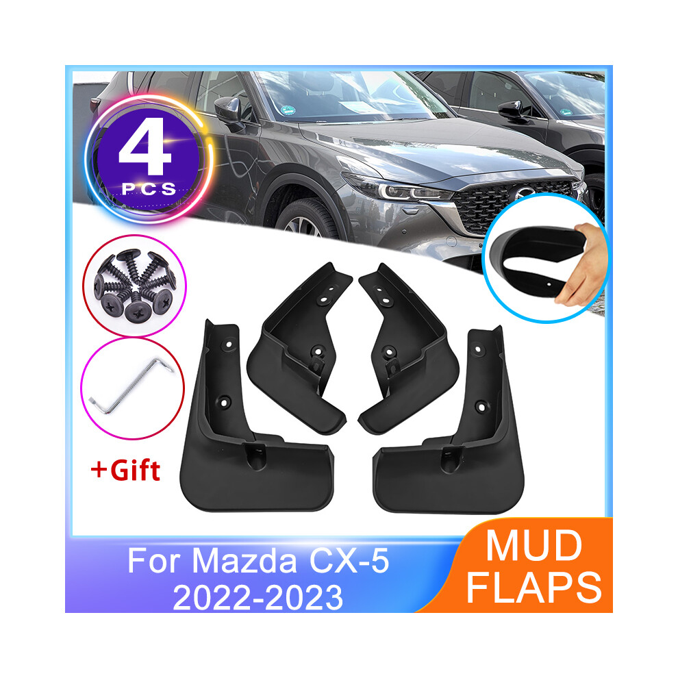 4Pcs Mudguards For Mazda Cx-5 Cx5 Cx 5 2022 2023 Facelift Splash Guards 9486291569074