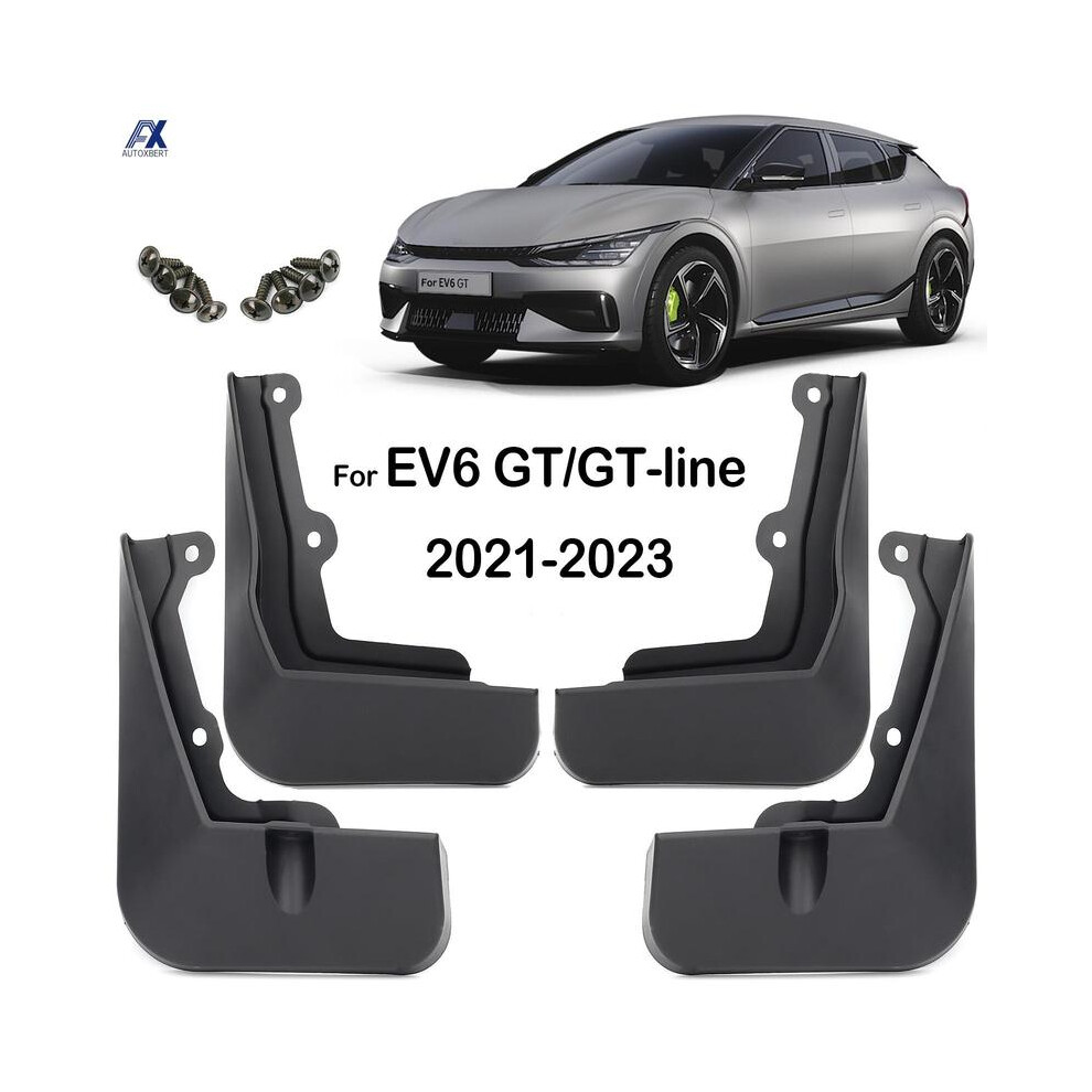 Set Car Mudflaps For Kia Ev6 Gt-Line Gt Line Cv Ev 2021 2022 2023 Mud 9486291569036