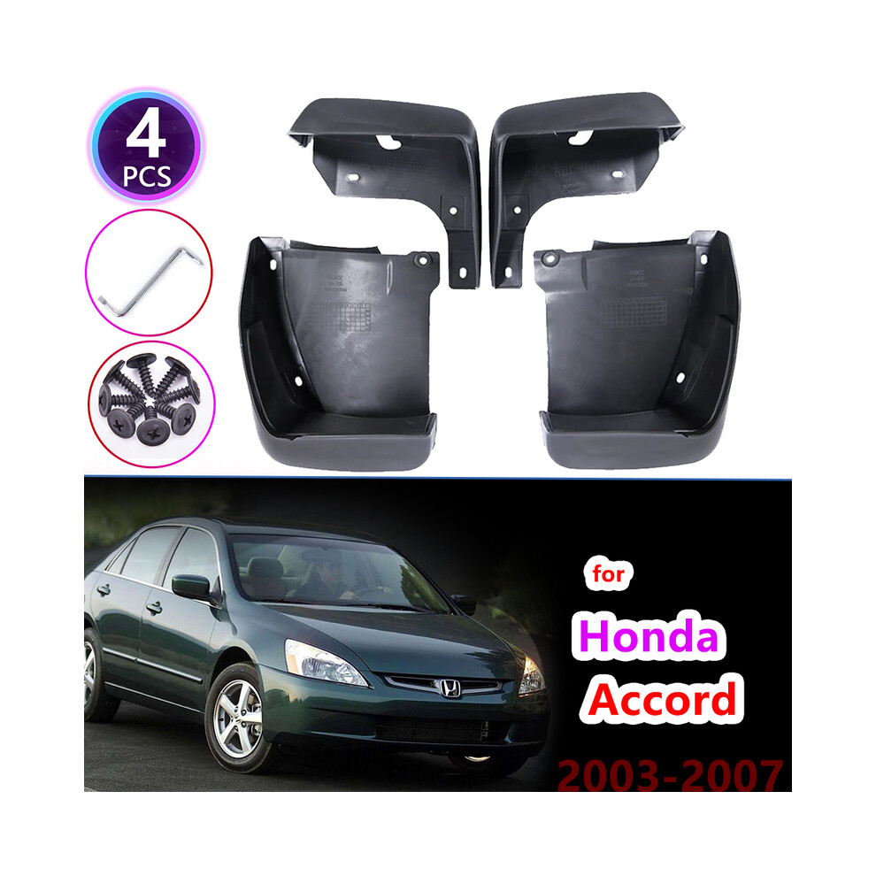 4 Pcs Car Mudflap For Honda Accord Sedan 2003~2007 Fender Mud Guard Splash 9486291569531