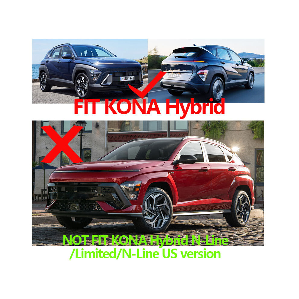 Mudguards Fender For Hyundai Kona 2024 Front Rear Wheels Mudflaps Splash 9486291570186