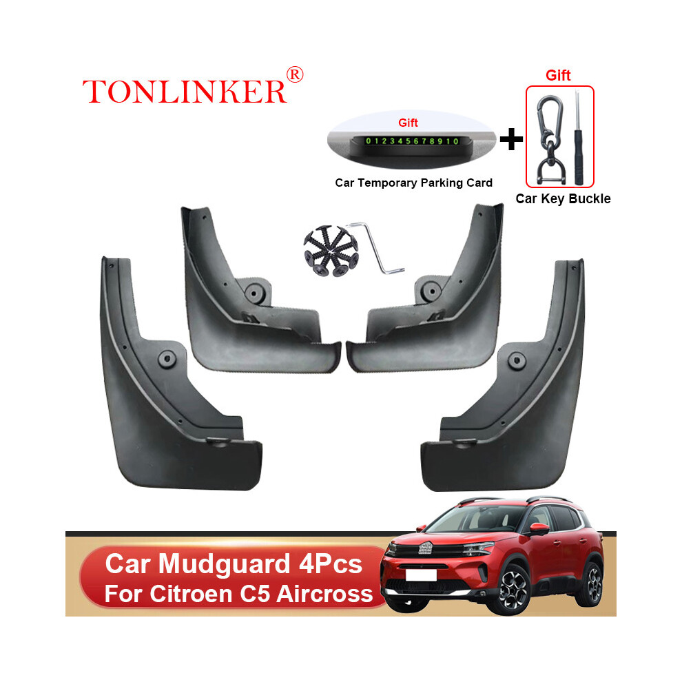 Tonlinker Car Mudguard For Citroen C5 Aircross Restyling 2022 2023- Mudguards 9486291570414