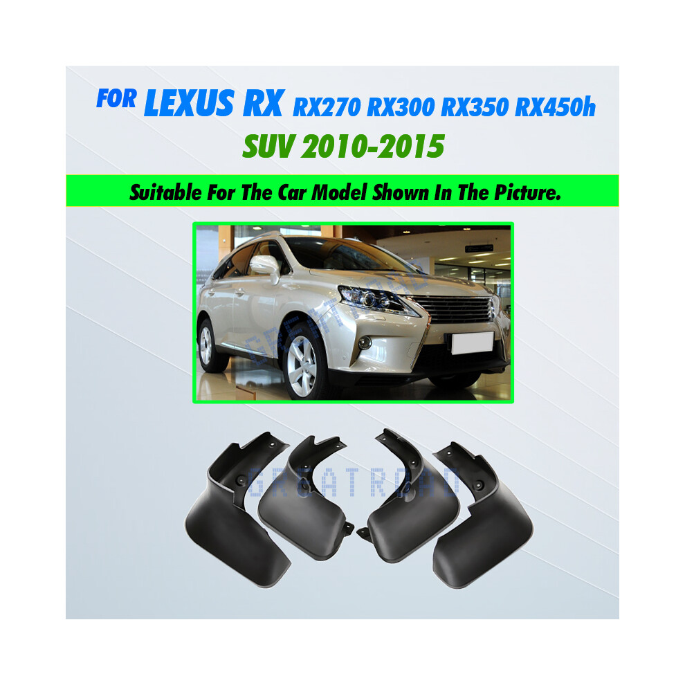 Car Mud Flaps For Lexus Rx Rx270 Rx300 Rx350 Rx450h 2010-2015 Splash Guards 9486291571312