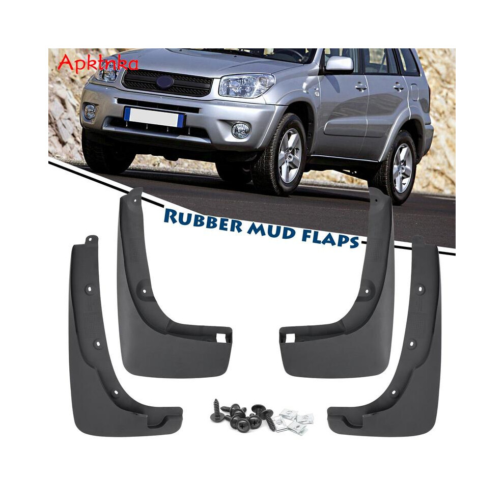Apktnka 4X Mudguard For Toyota Rav4 Xa20 2001~2005 Front Rear Mud Flaps 9486291571466