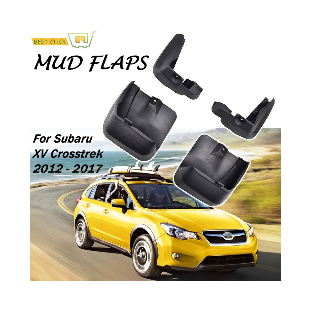 Front Rear Mud Flaps For Subaru Xv Crosstrek 2013 - 2017 Mudflaps Splash 9486291571664