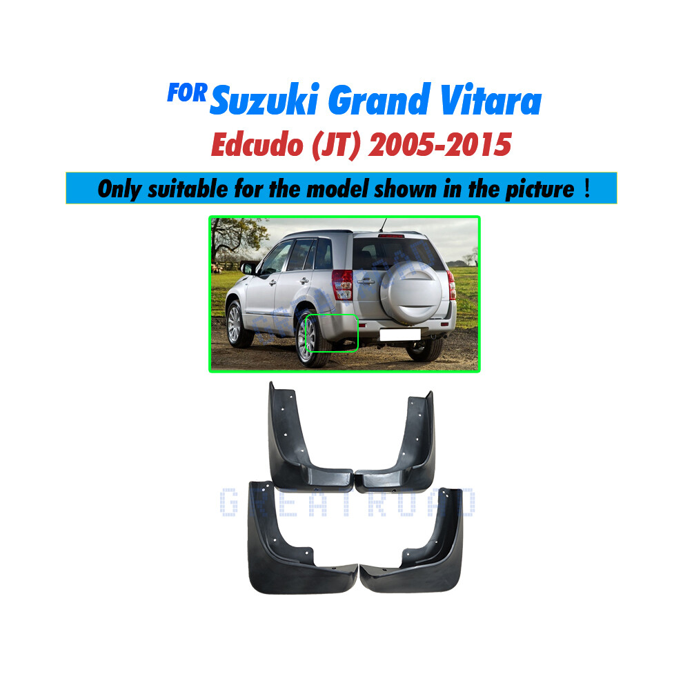 4Pcs/Set Car Mud Flaps Mudguards For Sui Grand Vitara / Edcudo (Jt) 2005-2015 9486291571923